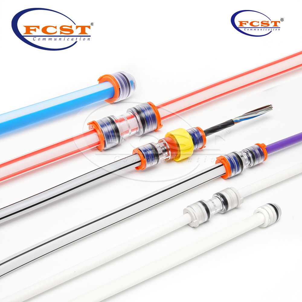 Conector de micro duto de telecomunicações 7/3,5 mm 12/10 mm 14/10 mm 