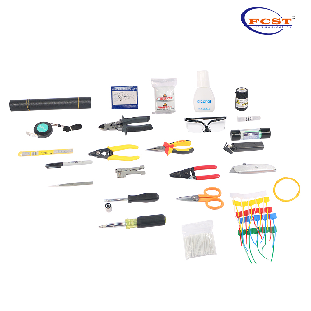 FCST210601 Kit de ferramenta de fibra óptica básica
