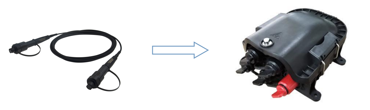 alt Terminal de fibra pr&eacute;-conectado