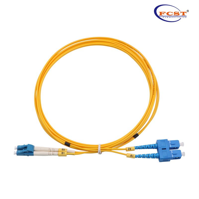 LCUPC-SCUPC DUPLEX SINDELMODE 3,0mm 1M PATCHCORD PATHCORD