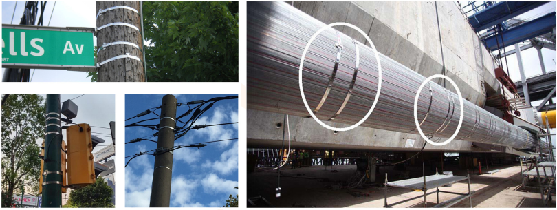 Bandas de aço inoxidável