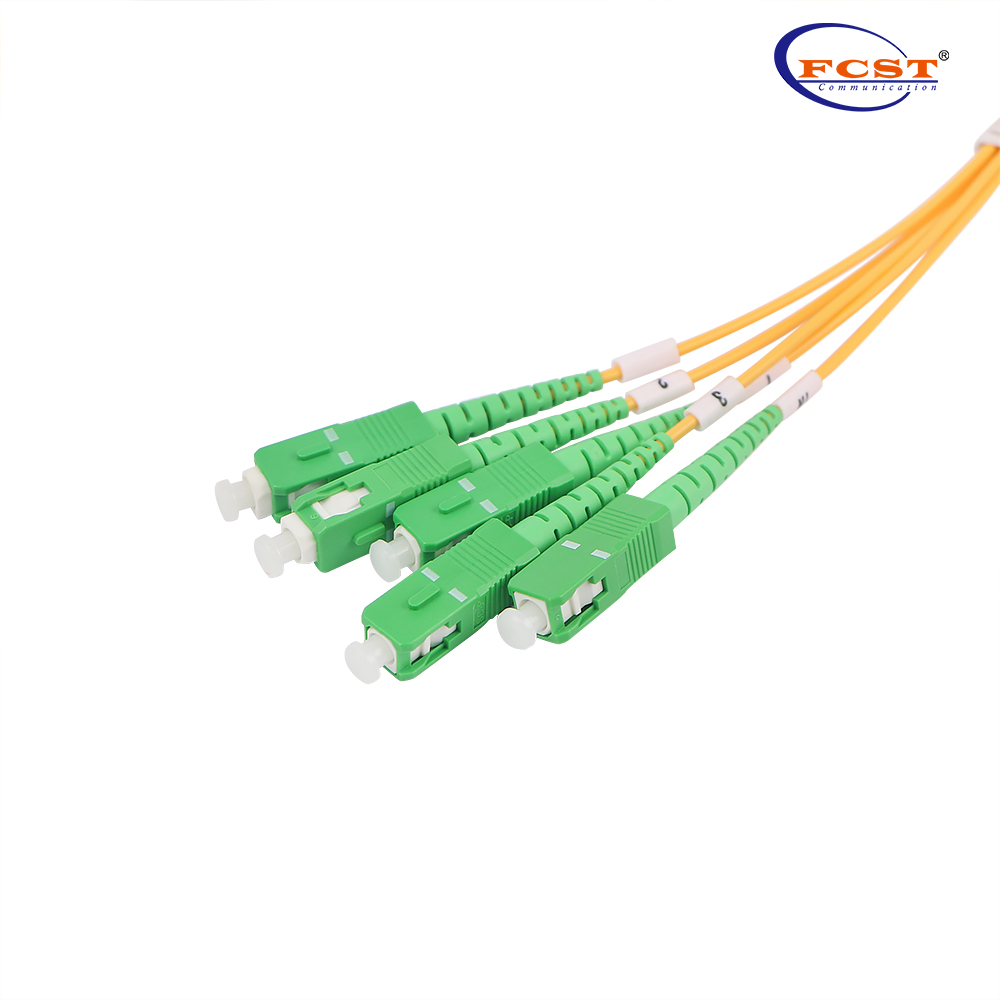 1*4 Tipo de caixa ABS divisor PLC com conector SCAPC