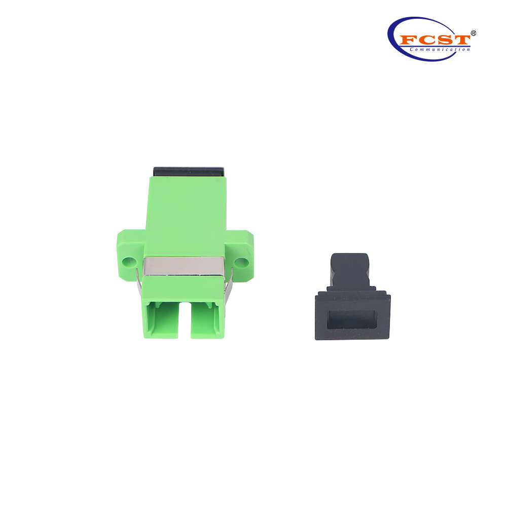 SCAPC para SCAPC Simplex Modo único de fibra óptica Couplador com flange