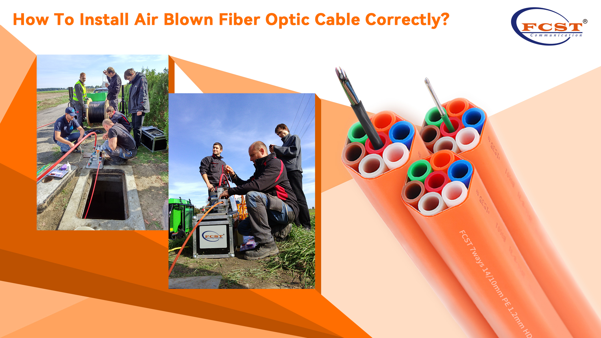 Como instalar corretamente o cabo de fibra óptica soprado a ar