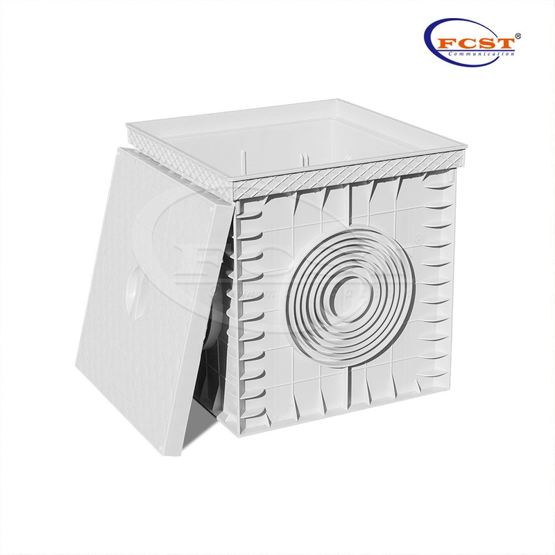FCST-TH-SMC11-300 254*254*300mm Dreno de esgoto plástico subterrâneo de 3 vias para canalização