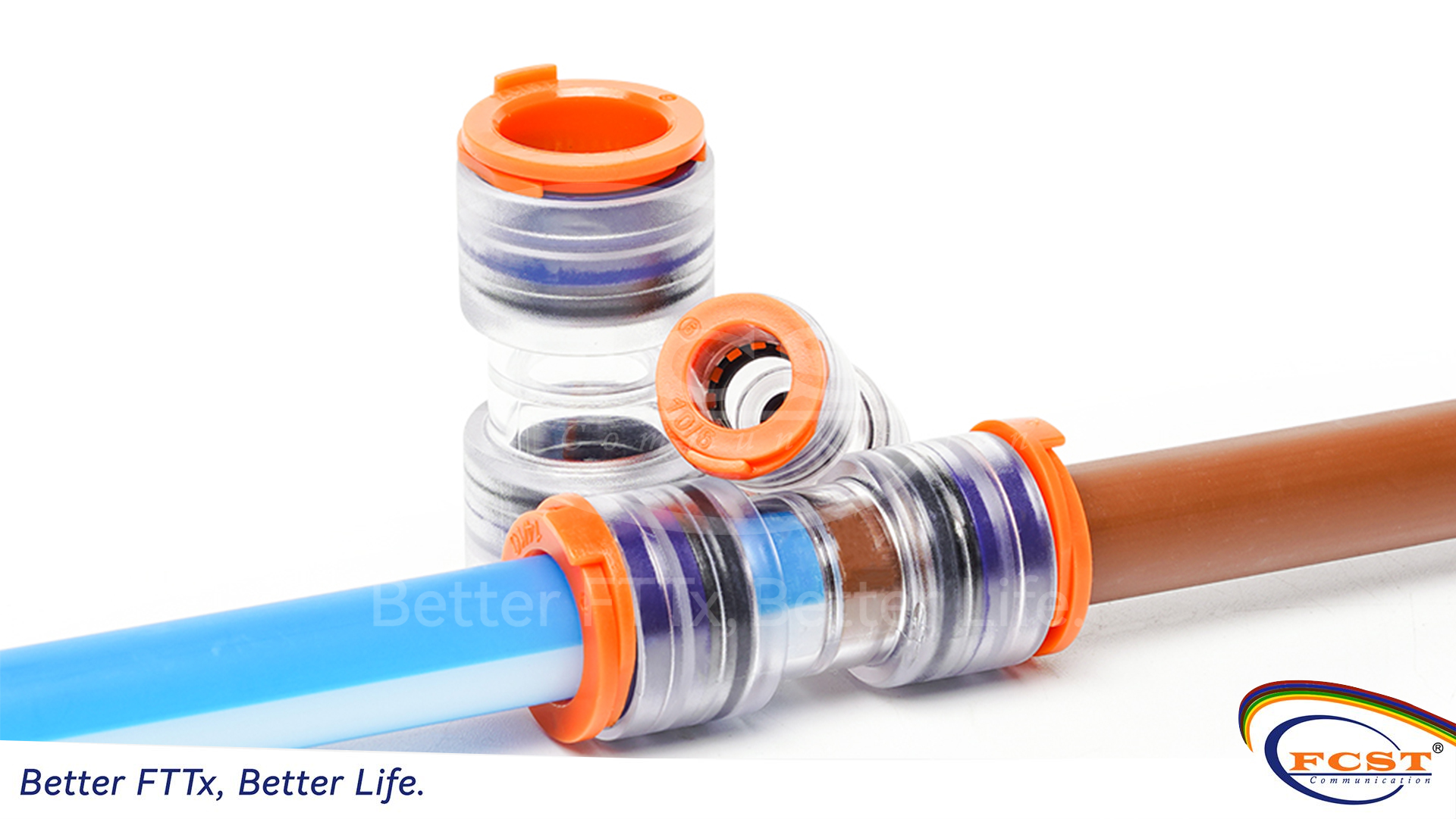 Garantir o conector de microduto de integridade estrutural
