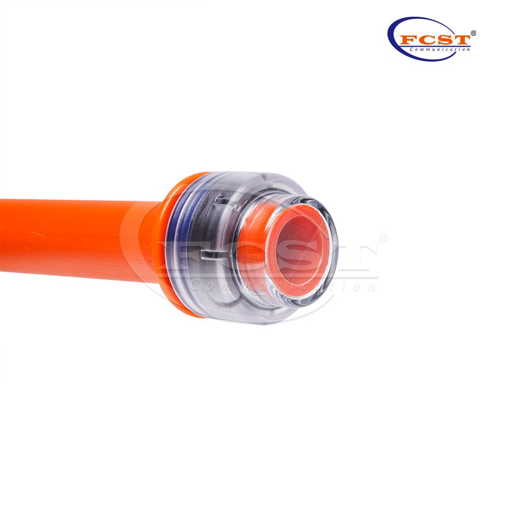 Parada final do microduto de 27 mm