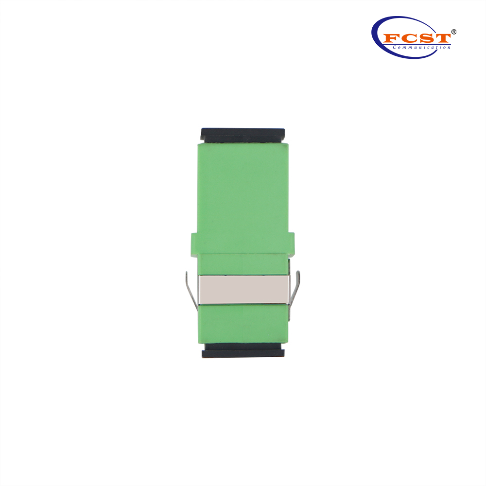 SCAPC para SCAPC sem orelha Simplex Modo único Adaptador de fibra óptica Couplador com flange
