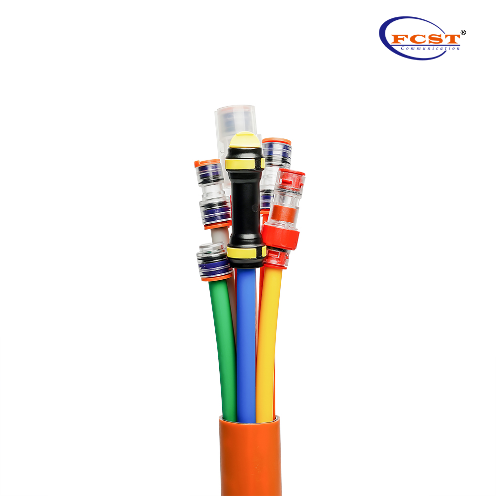 Conector reto enterrado direto