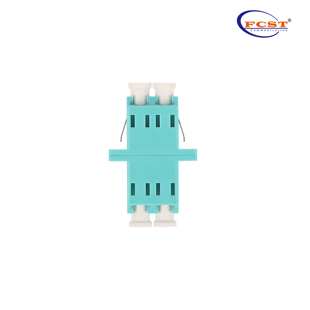LCUPC para LCUPC Duplex OM3 Adaptador de fibra óptica plástica