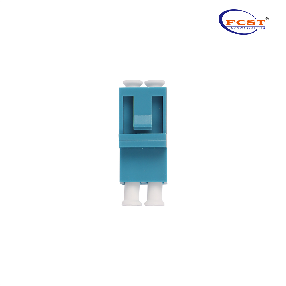 LCUPC para LCUPC DUPLEX Modo único Adaptador de fibra óptica Couplador sem flange