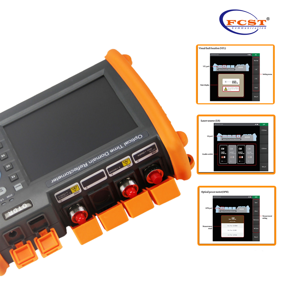 FCST080614 SM & MM OTDR multifuncional