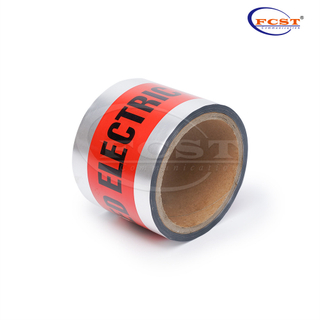 Fita de advertência detectável FCST-DWT para utilitários enterrados