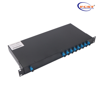 1-8 tipo de plc splitter do tipo montado em rack com conector SC/UPC