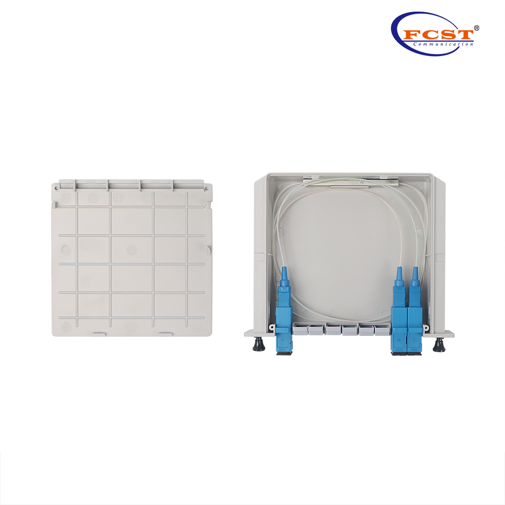 1-2 LGX Tipo de caixa PLC Splitter com conector SC/UPC
