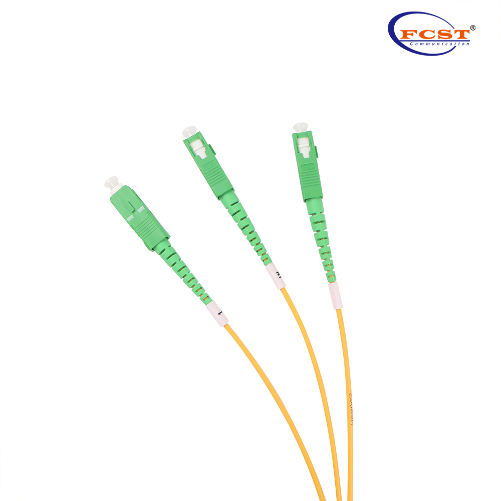 1*2 ABS Tipo de caixa PLC Splitter com conector SCAPC