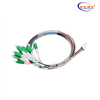 1*8 tipo de tubo de aço plc splitter com conector LC-APC