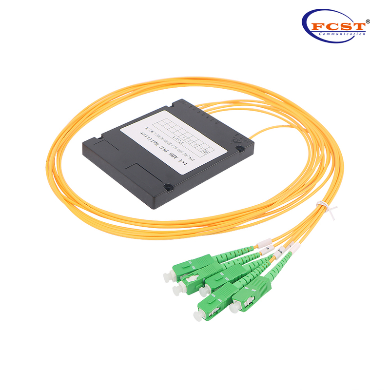 1*4 Tipo de caixa ABS divisor PLC com conector SCAPC