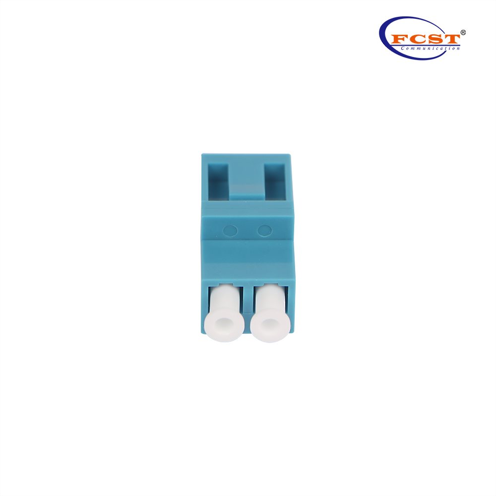 LCUPC para LCUPC DUPLEX Modo único Adaptador de fibra óptica Couplador sem flange