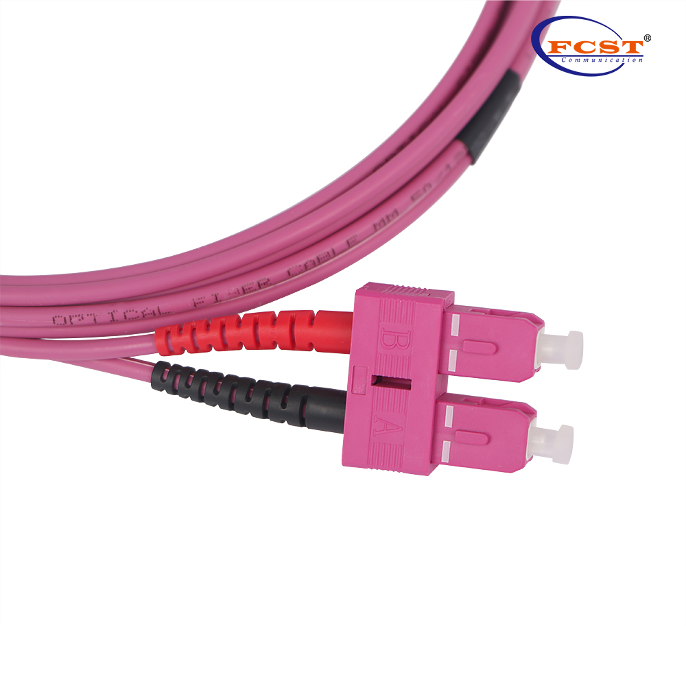 SCUPC-SCUPC DUPLEX OM4 2M LSZH CABO DE PACTO DE FIBRO OPTICA DE FIBRAS DE 3,0 mm