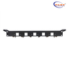 O organizador FCST-Horizontal 19 "e será instalado em 23 " "por adaptadores de dispositivo. eles. Ele tem uma fixação de velcro nas extremidades para os cabos. A barbatana frontal tem fins de identificação que o organizador possui orifícios frontais para a passagem de saltadores para a parte traseira do distribuidor. Inclui todos os fixadores necessários. "