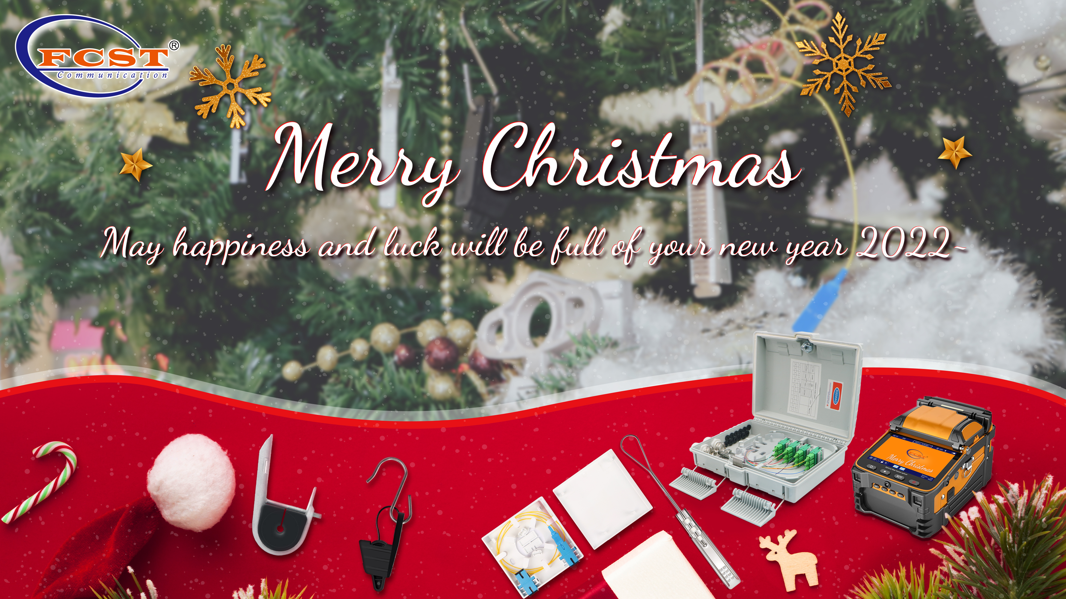 Feliz Natal FCST deseja-lhe paz