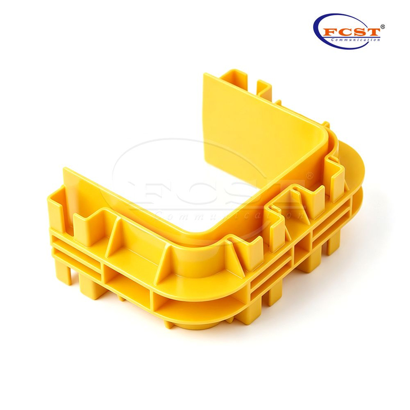 Conectores de canal de fibra FCST-CR120-CNT 120 mm para roteamento de cabos de fibra