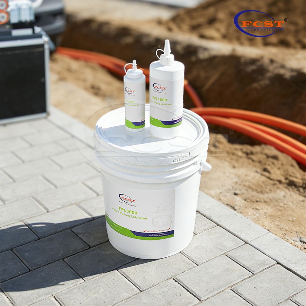 FPL5000 Puxando Micro Duto Lubrificante