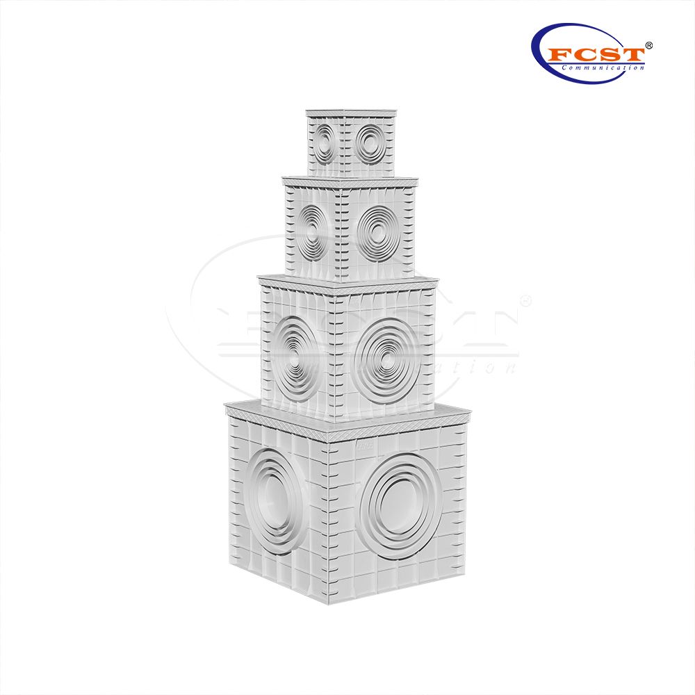 FCST-TH-SMC11-500 Poço quadrado do polipropileno de Chambe do acesso de 500*500*516 milímetro para o sistema de drenagem