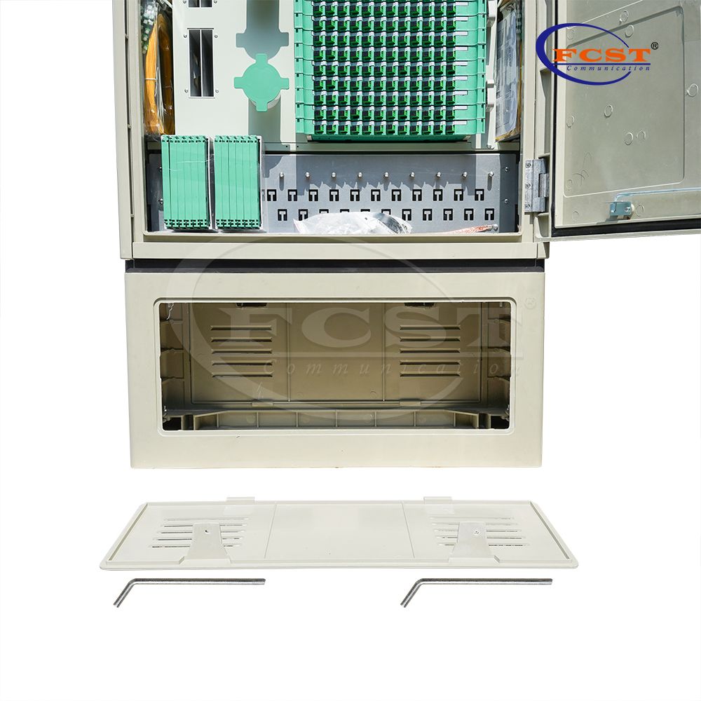 Armário ODN exterior de alta capacidade do armário de distribuição ótico da fibra FCST03502 para o tronco de FTTH e redes de distribuição