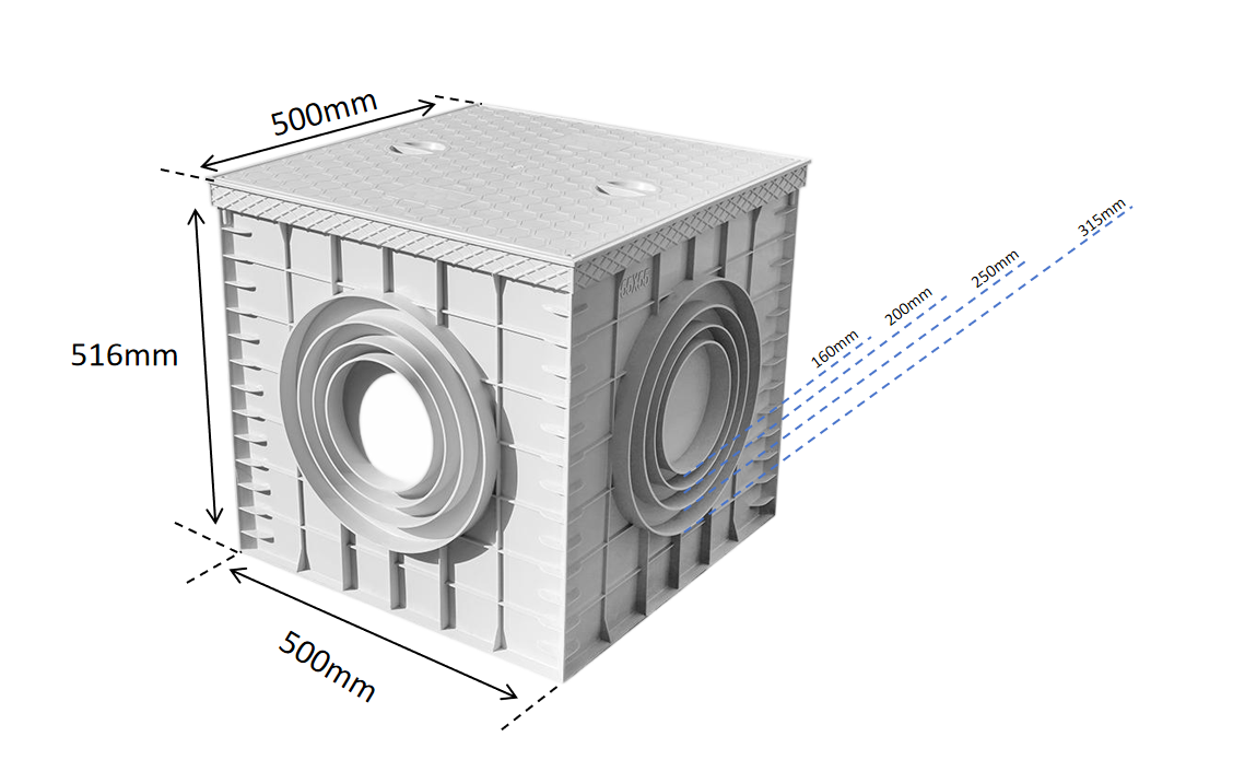 C&acirc;maras sif&ocirc;nicas para drenagem