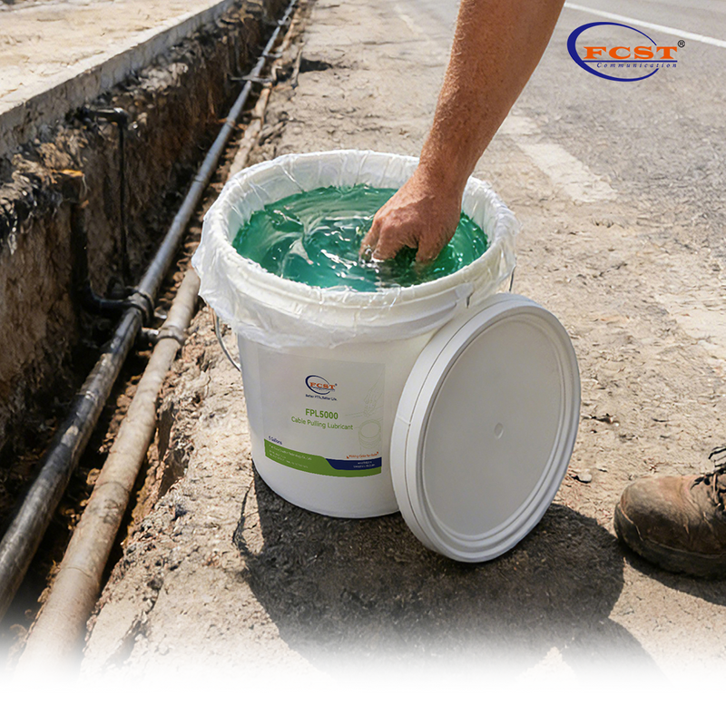 FPL5000 Puxando Micro Duto Lubrificante