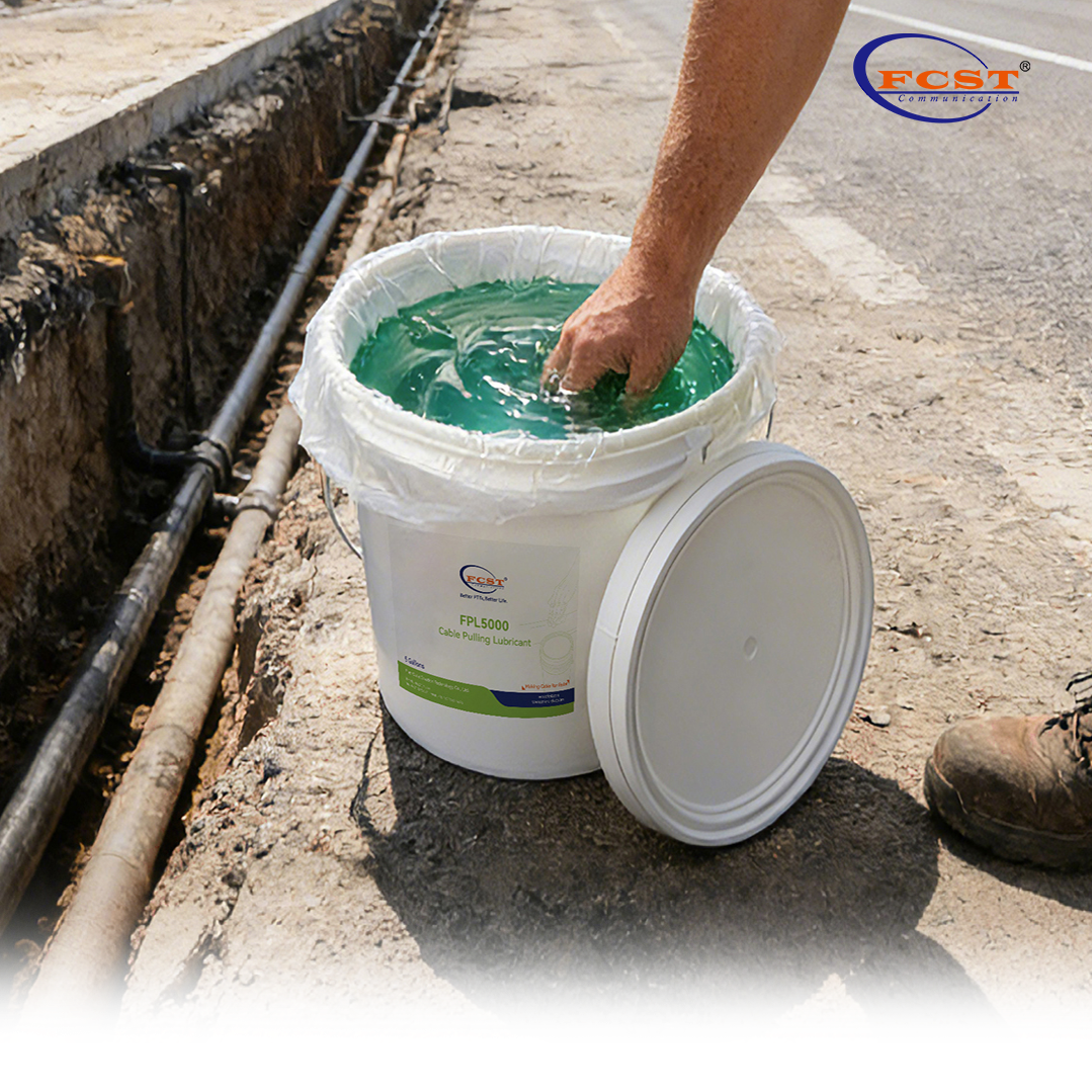 FPL5000 Puxando Micro Duto Lubrificante