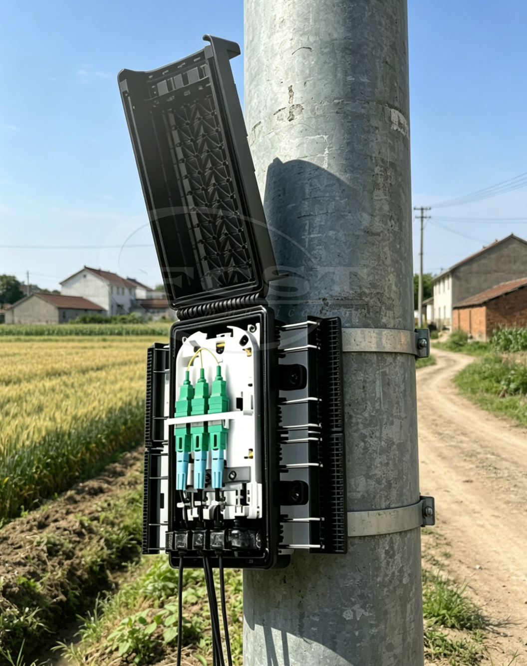 caixa terminal FTTH &agrave; prova d'&aacute;gua 