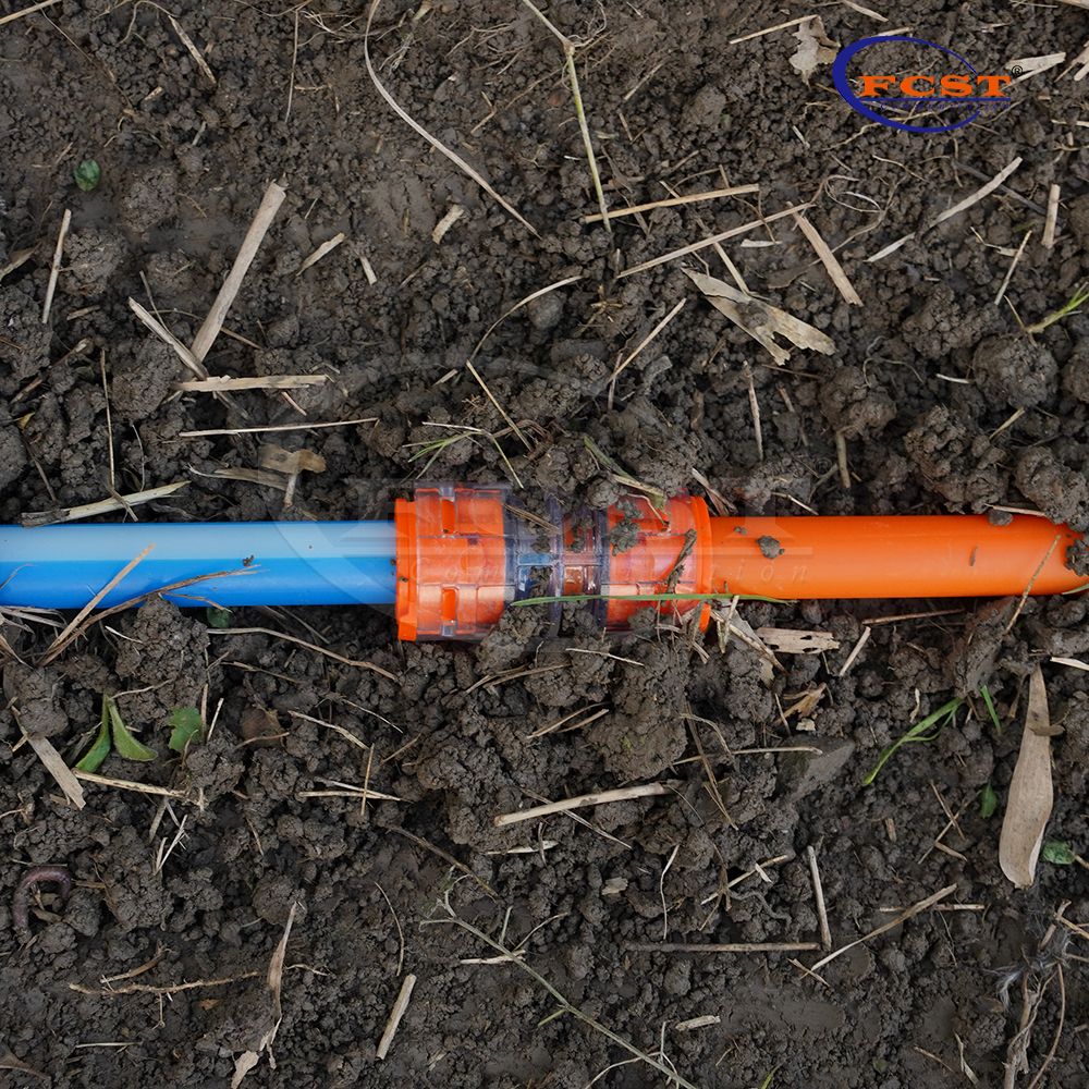 Uso reto do conector do microduct do DB FCST-15JDB-SC IP68 para o sistema soprado de ar da fibra ótica