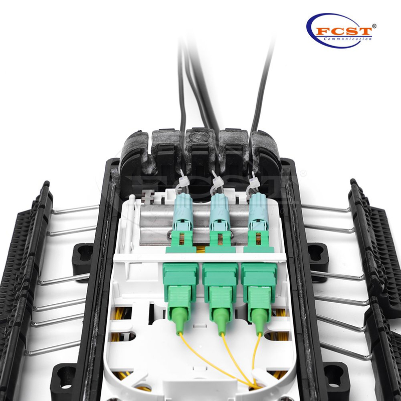 Fechamento do terminal de acesso de fibra FCST022113 – Caixa de terminação IP68 FTTX para montagem em parede/poste