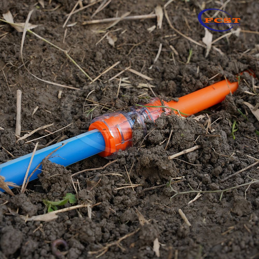 Uso reto do conector do microduct do DB FCST-15JDB-SC IP68 para o sistema soprado de ar da fibra ótica